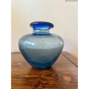 Blue Glass Vase